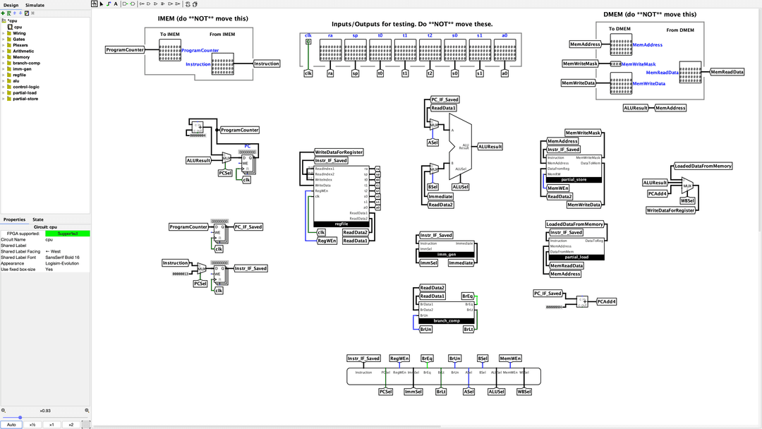 Logisim CPU